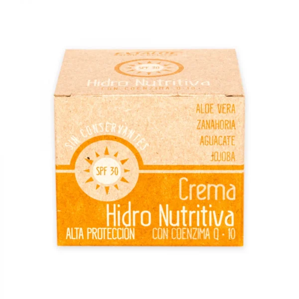 Crema hidro-nutritiva con coenzima Q10, F.P 30 (ALTO)